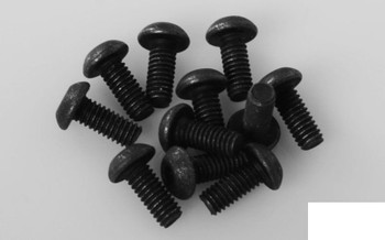 Steel Button Mushroom Head Cap Screws M2.5 x 6mm 10 Z-S0764 RC4WD BLACK RC