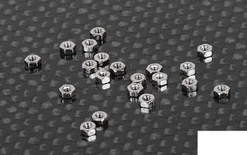 Regular M1.6 Nuts SILVER Z-S1230 RC4WD Militants wheels D90 D110 Fender Flare