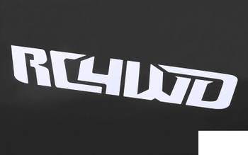 CLEARANCE 30% DISCOUNT RC4WD Large White Vinyl Decal Z-L0115 Logo Emblem Sticker window Badge RC