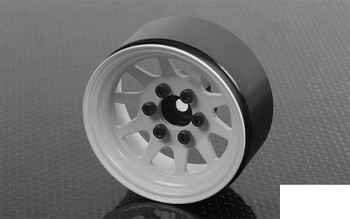 OEM Stamped Steel 1.9" Single Beadlock Wheel WHITE Z-Q0082 RC4WD Spare RC TOY