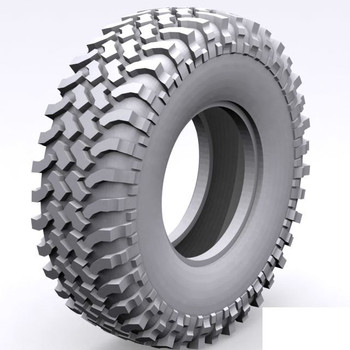 CLEARANCE 30% DISCOUNT Mud Thrashers Single 1.9" Scale Tire Z-P0009 RC4WD Spare Tyre