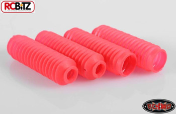 Super Scale Shock Boots RED 4 RUBBER Absorber Covers RC4WD Boot TOY Z-S0948