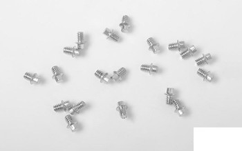 RC4WD Miniature Scale Hex Bolts M1.6 x 2mm SILVER Z-S1809 Rotiform Scamp wheels