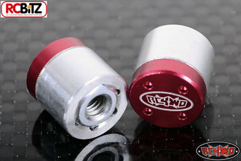 Drive Flange Wheel Nut Cover RC4WD Branded Centre Wheels Hub Hubs RED Z-S0756