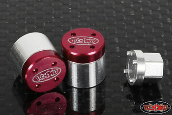Drive Flange Wheel Nut Cover RC4WD Branded Centre Wheels Hub Hubs RED Z-S0756