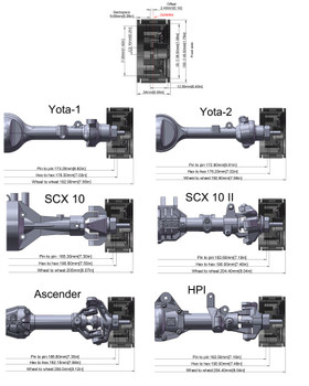 Ultra 1.55" Beadlock Wheels Z-W0268 RC4WD scale bolts and centre Hubs RC TF2 G2