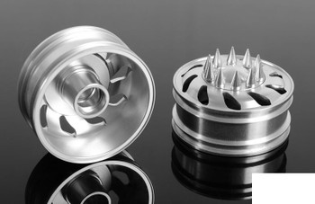 Force Directional Semi Front Wheels w/ Spiked Caps Z-W0053 RC4WD Tamiya Truck