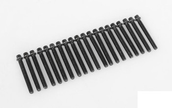 CLEARANCE 30% DISCOUNT RC4WD Miniature Scale Hex Bolts M2 x 16mm BLACK Z-S1711 Bolt Scale Vaterra Diff
