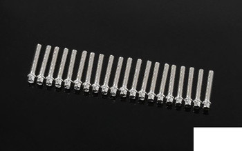 RC4WD Miniature Scale Hex Bolts M2 x 12mm SILVER Z-S1727 Bolt Scale Detail RC