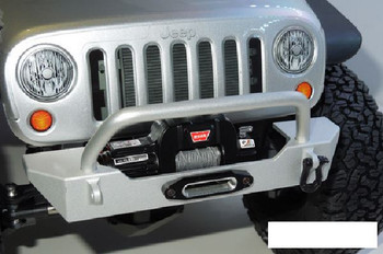 SSD Rock Shield Narrow Winch Bumper SCX10 BLACK SSD00138 Warn Ox 3Racing