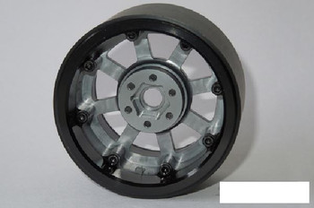SSD 2.2" Wide Assassin Beadlock Wheels (Grey) SSD00183 8 Spoke Alluminium