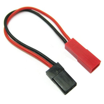 Etronix JST Female Connector JR Male Servo Reciever plug ET0805 Lead Cable 10cm