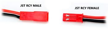 Etronix JST Female Connector JR Male Servo Reciever Connector ET0805 Lead Cable