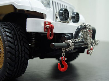 Fastrax Metal Hook & Steel Chain Set 800mm FAST2321R 2 Red Aluminium Hooks Fastrax Metal Hook & Steel Chain Set 800mm FAST2321R 2 Red Aluminium Hooks