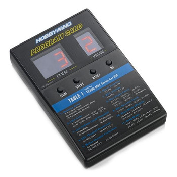 Hobbywing Led Program Card General HW30501003 brushless ESC Hobby wing