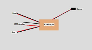 Small Electronic Rocker Dig 11 MOA Crawler Disconnect System RC4WD Z-E0028