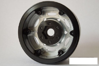 SSD 1.9" Champion Beadlock Wheels SILVER BLACK ring SSD00246 6 Lug SLW Hex