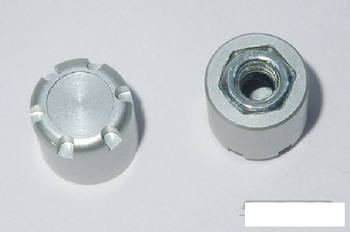 SSD Scale Hubs SILVER SSD00253 Plain Hub inc wheel nut x2 SSD-RC SSDRC