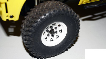 M4 Flanged Lock Nut BLACK Z-S0620 RC4WD Axle nuts TF2 G2 Nyloc 7mm RC