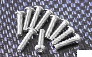 Button Head Cap Screws M3 x 12mm (10) Z-S0721 RC4WD 2.5mm driver SILVER