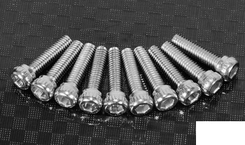 Socket Head Cap Screws M2.5 X 10mm (10) Z-S0736 RC4WD Militants wheels SILVER