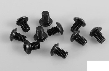 CLEARANCE 30% DISCOUNT Steel Button Head Cap Screws M4 x 6mm (10) Z-S0968 RC4WD Hex Mushroom Screw