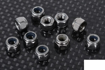 Nylock Nuts M4 (Silver) Z-S1265 RC4WD for Fantom K44 D44 High Clearance Axles