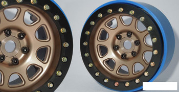 SSD 2.2" D Hole PL Beadlock Wheels BRONZE GOLD SSD00305 ProLine 6 Bolt design