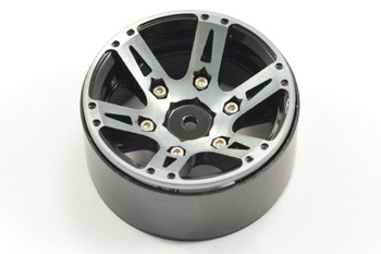 Fastrax 1.9 Heavyweight Split 6-Spoke Alloy Beadlock Wheels FAST0146BK Black Fastrax 1.9 Heavyweight Split 6-Spoke Alloy Beadlock Wheels FAST0146BK Black