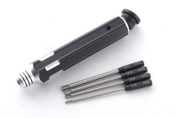 Fastrax Interchangable Hex Driver Set (4) FAST618 METRIC 1.5 2 2.5 3mm Allen Key