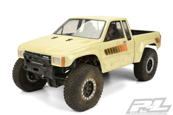Proline 1985 Toyota Hilux SR5 CLEAR Body Cab + Bed SCX10 313mm WB PL3466-00