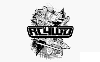 RC4WD Logo Shirt (2XL) Z-L0099 XXL T-Shirt Screen Printed Colour back image