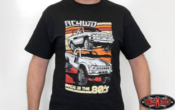 RC4WD Made in the 80's (3XL) Z-L0231 XXXL T-Shirt Color Screen Printed Front