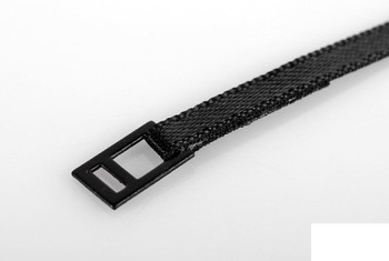 Tie Down Lashing Tough Strap BLACK Metal Latch 400mm x 3.5mm rope RC4WD Z-S0925