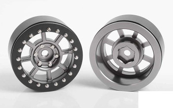 RC4WD Level 8 Bully Pro 6 1.9" Beadlock Wheels Z-W0300 Scale 8 narrow spoke RC