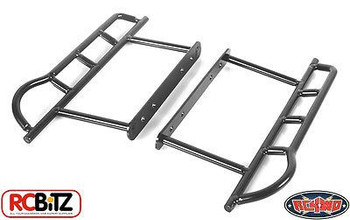 Tough Armor Side Steel Rode Sliders Bars for Axial SCX10 Uses Stock fixing point