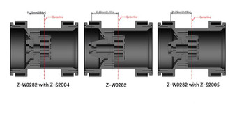 Medium Offset Hub Racing Monster Truck Beadlock Wheels STEPPED HEX Z-S2005 RC4WD
