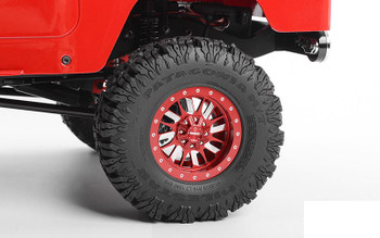 CLEARANCE 30% DISCOUNT RC4WD Enforcer 1.9" Beadlock Wheels RED Z-W0323 RC4WD Bead Lock wheel RC