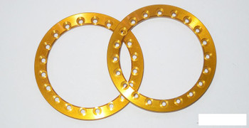 SSD 1.9" Gold Aluminum Beadlock Rings (2) SSD00368 for SSD-RC wheels ring