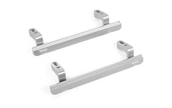 Tough Armor Slim-Line CNC Sliders for Traxxas TRX-4 GREY Z-S1982 RC4WD rock TRX4