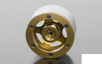Breaker 1.9" Beadlock Wheels GOLD Z-W0325 RC4WD 5 spoke inc hubs 12mm hex