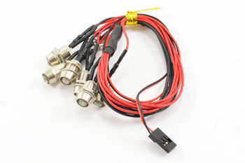 Fastrax White Headlights (6pc) FAST199W-6 5mm LED light x6 8mm mount Easy power