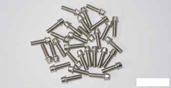 SSD SILVER M2.5 x 8mm Scale Wheel Bolts  SSD00407 x30 SSD-RC Hard Steel Hex head