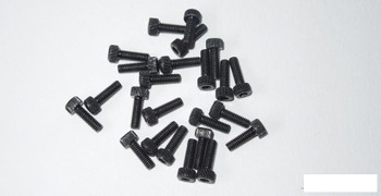 SSD M2.5 x 8mm Cap Head Screws BLACK (24) SSD00413 4.3mm OD SSD-RC Wheels