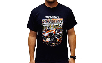 RC4WD Blazing Trails Shirt M Z-L0318 MEDIUM K5 Orange Blazer FRONT Print T-Shirt