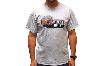 CLEARANCE 30% DISCOUNT RC4WD Old School Shirt (M) Z-L0324 RC4 Wheel Drive Logo T-Shirt MEDIUM White