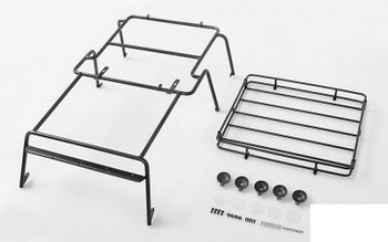 Metal Roof Rack for Axial SCX10 Wrangler w/ Roof Rack Lights VVV-C0262 RC4WD Metal Roof Rack for Axial SCX10 Wrangler w/ Roof Rack Lights VVV-C0262 RC4WD
