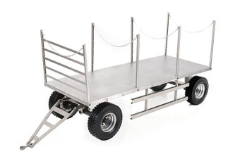 4 Wheel Steel Stake Trailer VV-JD00046 RC4WD for Overland Log removable sides