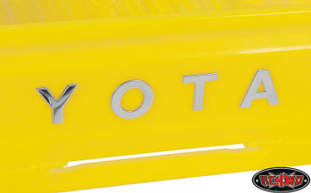 TOYOTA Lettering Kit for Mojave &Tamiya Hilux Tundra Bodies METAL Self adhesive