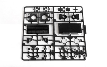 RC4WD 2015 Land Rover Defender D90 Light and Grill Details Z-B0232 LED mounts